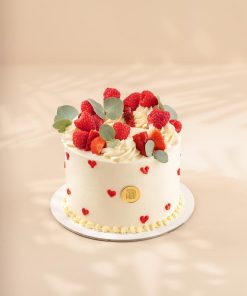قطعة من كيك التوت البري Raspberry Cake Slice
