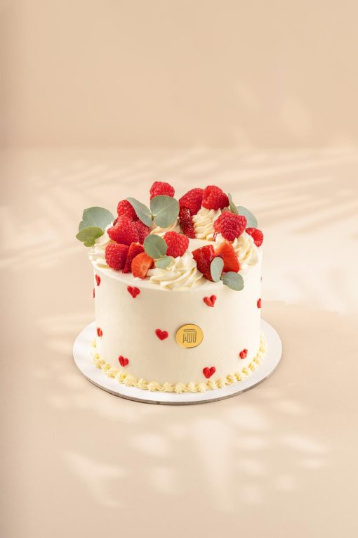 قطعة من كيك التوت البري Raspberry Cake Slice