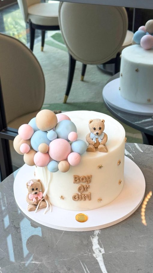 gender reveal cake
