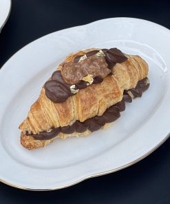 crunchy chocolate croissant