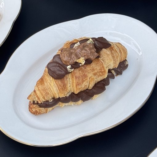 crunchy chocolate croissant